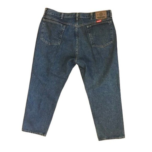 Men's Wrangler Jeans 38x30 Blue Cotton 96501DS - Picture 2 of 2